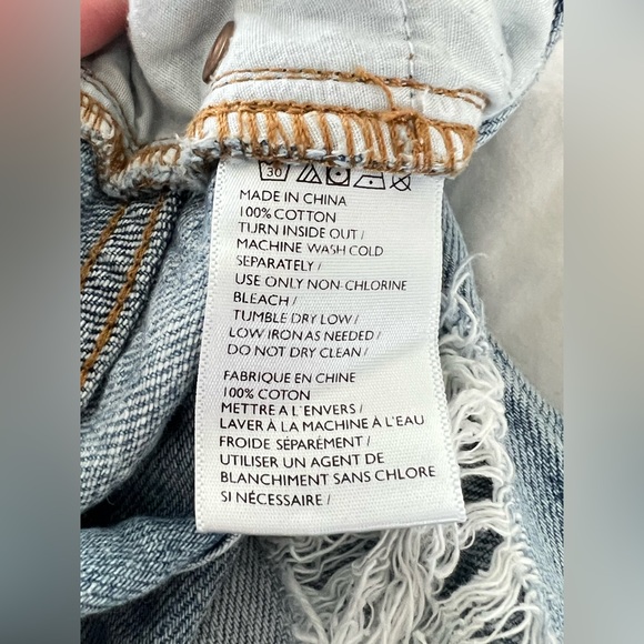 Distressed High Rise Straight Leg BDG Jeans size 24 - Picture 5 of 8